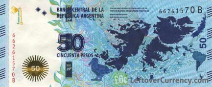 50 Argentine Pesos banknote 3rd Series (Islas Malvinas)