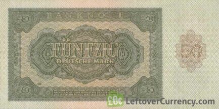 50 DDR Mark banknote Deutschen Notenbank (1948)