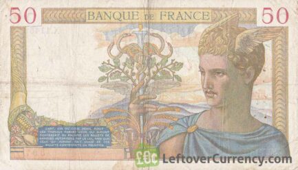 50 French Francs banknote (Cérès)