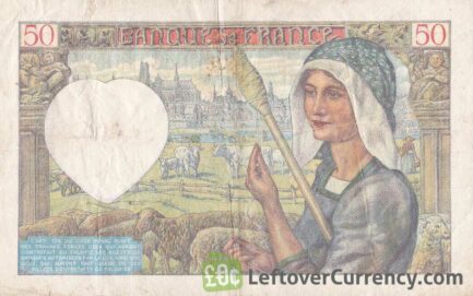 50 French Francs banknote (Jacques Cœur)