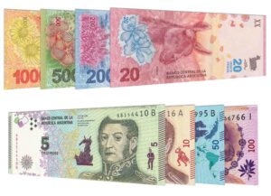 current Argentine Peso banknotes accepted for exchange