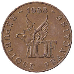France 10 Franc coin (Roland Garros)