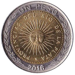 1 Argentine Peso coin