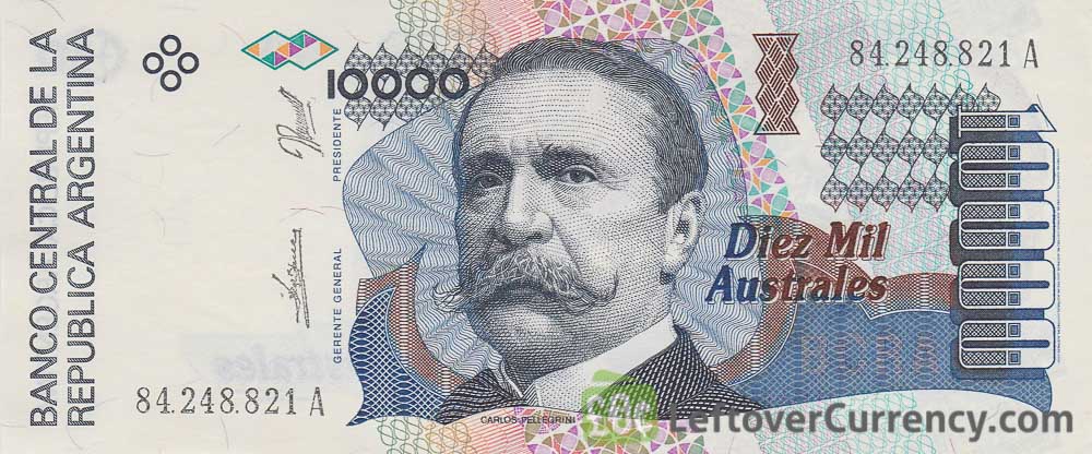 10000 Argentine Australes banknote