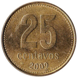 25 Centavos coin Argentina