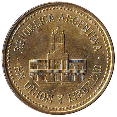 25 Centavos coin Argentina