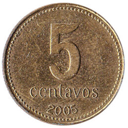 5 Centavos coin Argentina