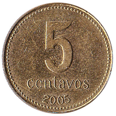 5 Centavos coin Argentina