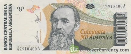 50000 Argentine Australes banknote