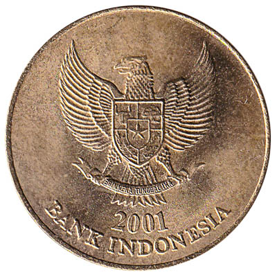 Indonesia 500 Rupiah coin (1997 to 2003)