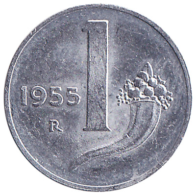 1 Italian Lira coin