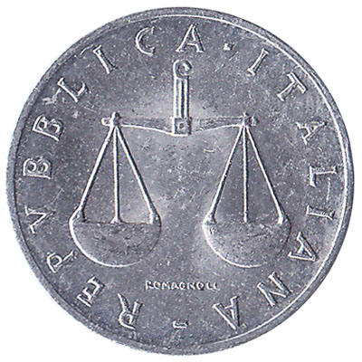1 Italian Lira coin