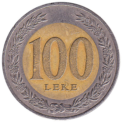100 Albanian Leke coin