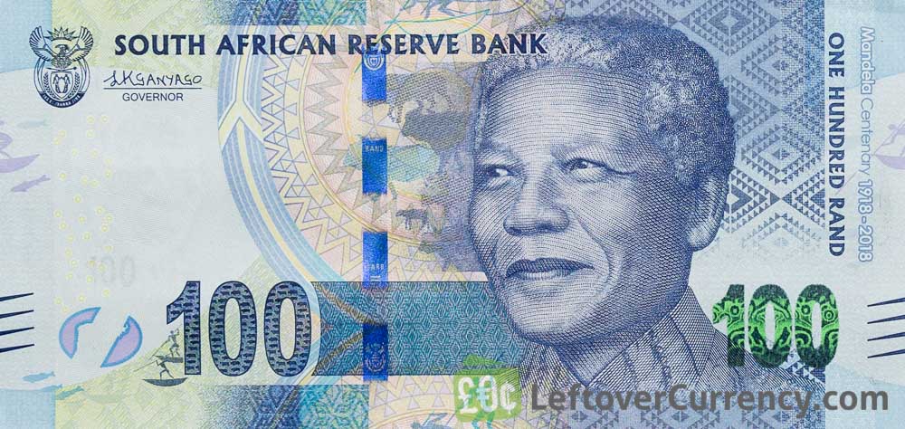 100 South African Rand banknote (Madiba 100th birthday)
