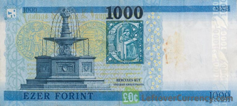 1000 Hungarian Forints banknote King Matyas 2017 - Exchange yours