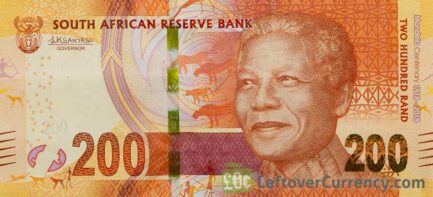 200 South African Rand banknote (Madiba 100th birthday)