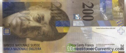 200 Swiss Francs banknote (Charles-Ferdinand Ramuz 8th Series)