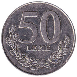 50 Albanian Leke coin