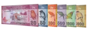 current Sri Lankan Rupees banknotes accepted for exchange