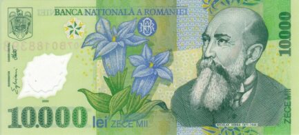 10000 Romanian Old Lei banknote (Nicolae Iorga)