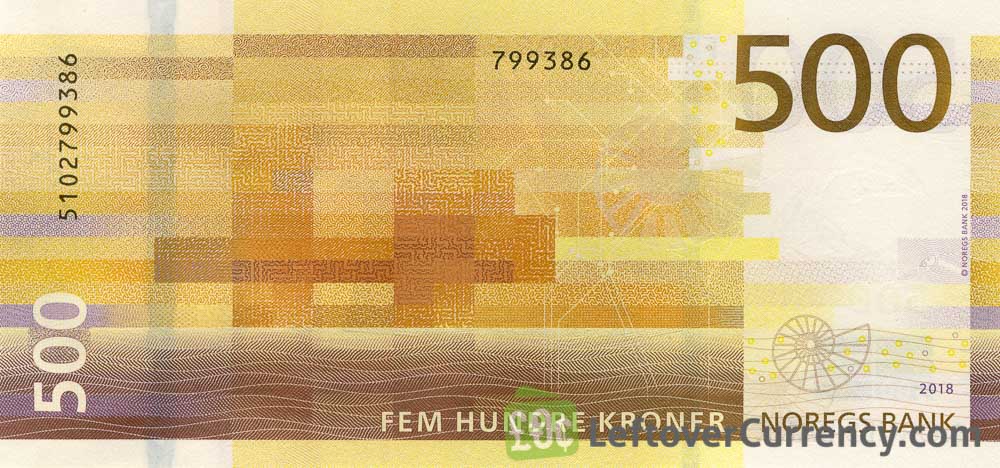 500 Norwegian Kroner banknote (RS 14 Stavanger) - Exchange yours