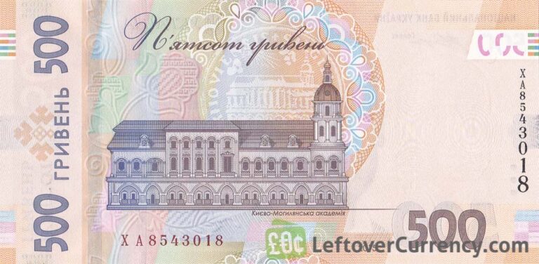 500 Ukrainian Hryvnia banknote G Skovoroda 4th series - Exchange yours