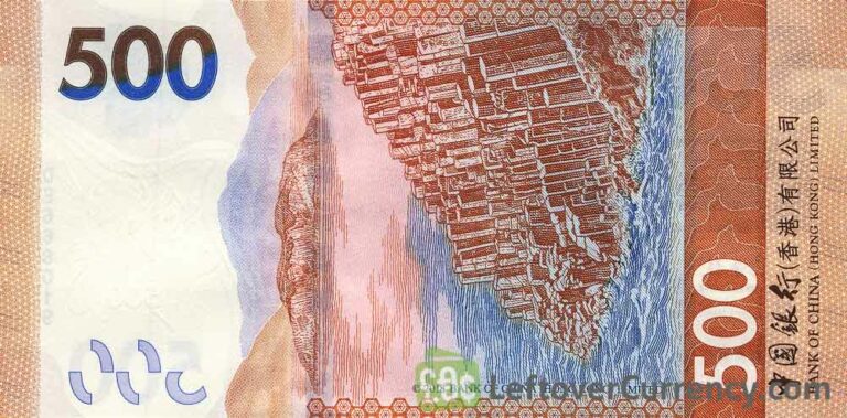 500 Hong Kong Dollars banknote (Bank of China 2018) - Exchange yours