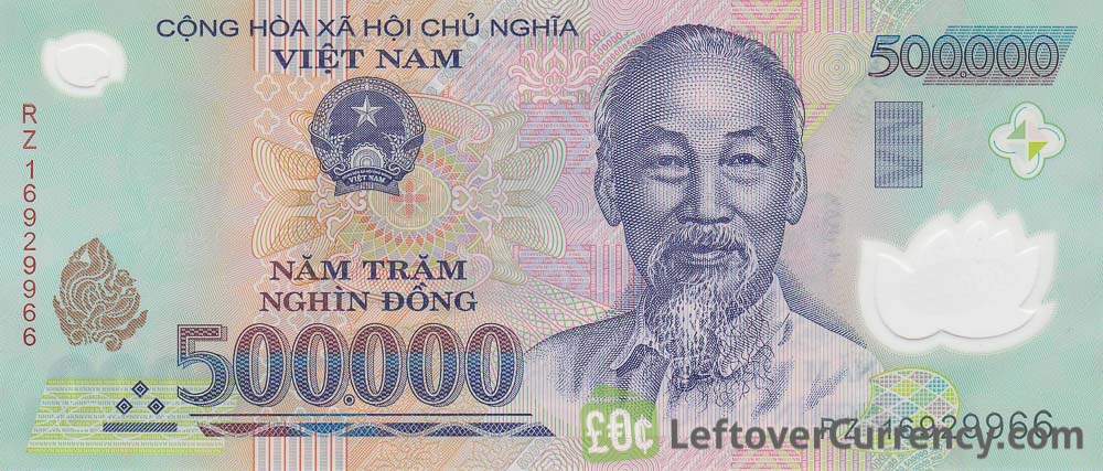 500,000 Vietnamese Dong banknote