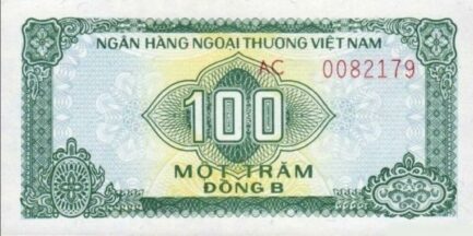 100 Vietnamese Dong foreign exchange certificate