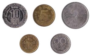 Sri Lankan rupee coins