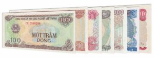 withdrawn Vietnamese Dong banknotes