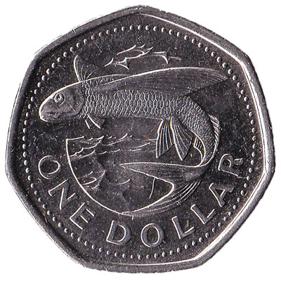 1 dollar coin Barbados