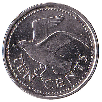 10 cents coin Barbados