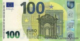 100 Euros banknote second series obverse
