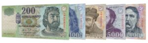 withdrawn Hungarian Forint banknotes