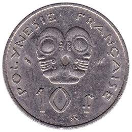 10 CFP francs coin (Polynésie Française)