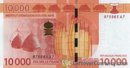 10000 CFP francs banknote (2014)