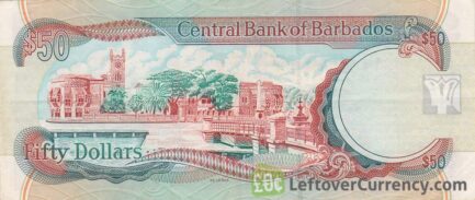 50 Barbados Dollars banknote (National Heroes Square)