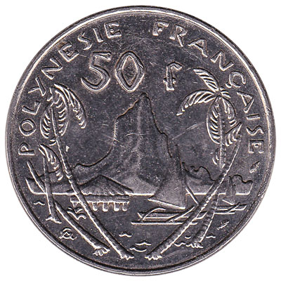50 CFP francs coin (Polynésie Française)