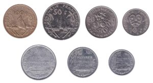 CFP franc coins