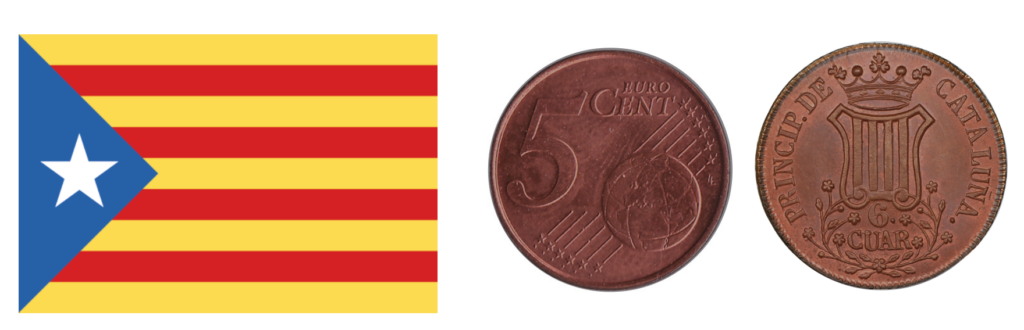 Catalonia and the Eurozone 5 cent coin artist impression