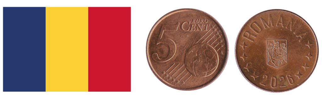 Romania and the Euro: how a 5 cent coin may look
