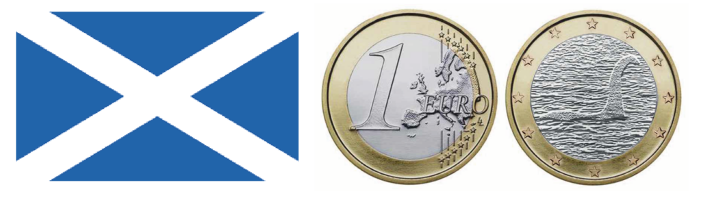 Scotland 1 euro coin artist impression