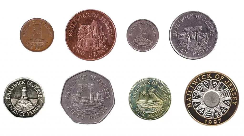 Jersey pound coins legal tender UK