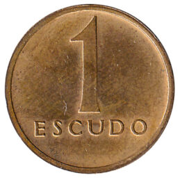 1 Portuguese Escudo coin (small type)