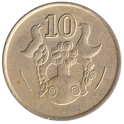 10 cents coin Cyprus