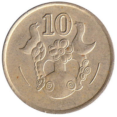 10 cents coin Cyprus