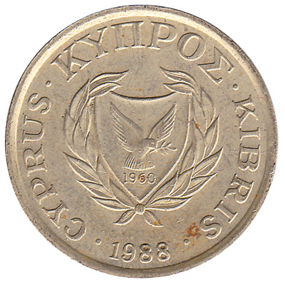 10 cents coin Cyprus