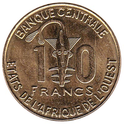 10 FCFA coin West Africa