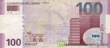 100 Azerbaijani manat banknote